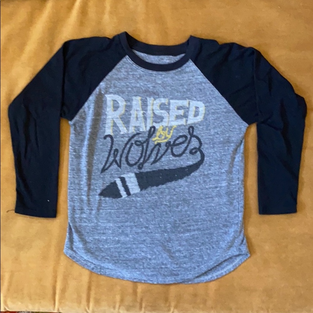 Tiny Whales, Raised by Wolves tee.